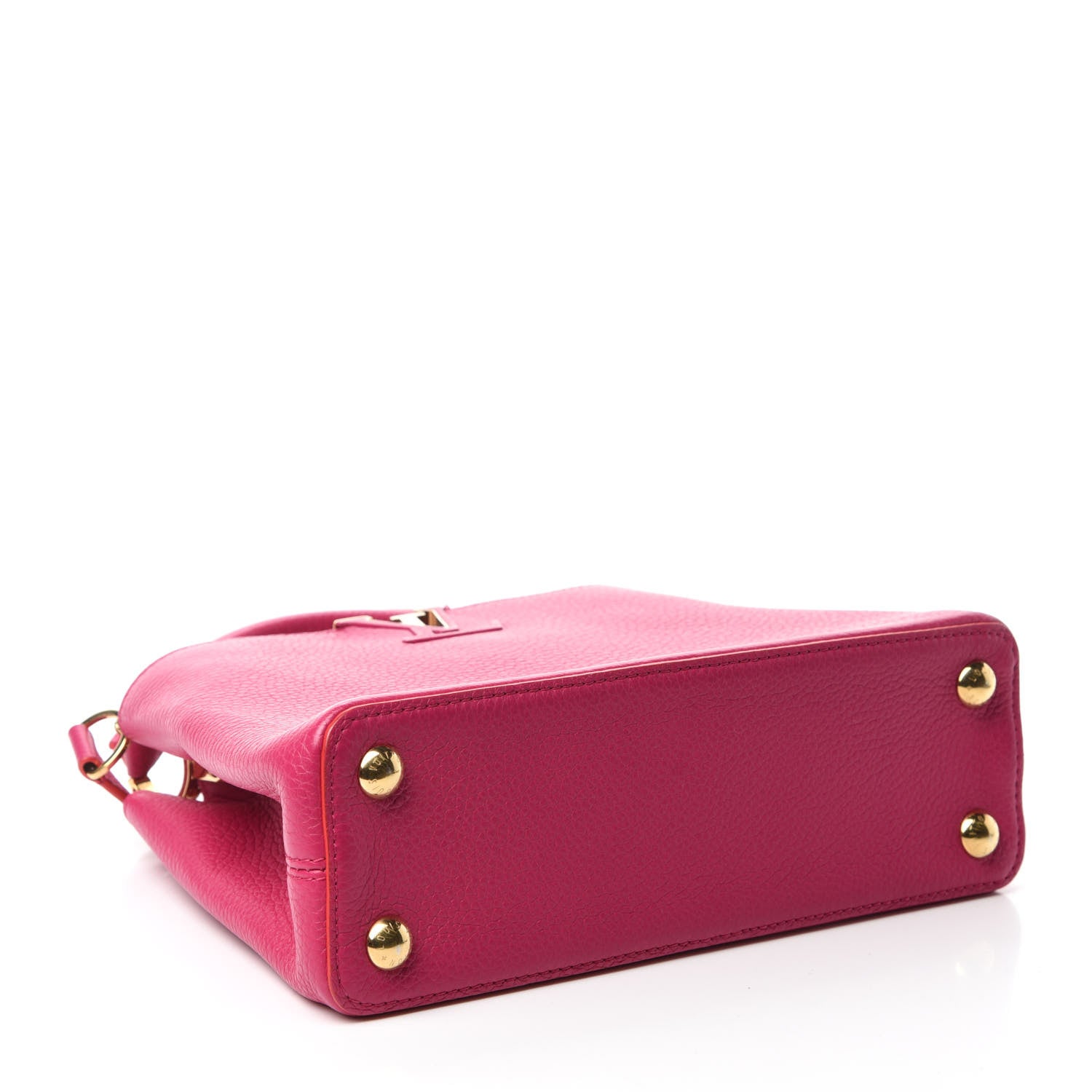 Louis Vuitton Taurillon Capucines BB Hibiscus Flamingo 4 of 10
