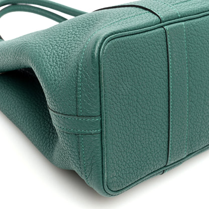 Hermes Negonda Garden Party Tote 30 TPM Malachite 9 of 10