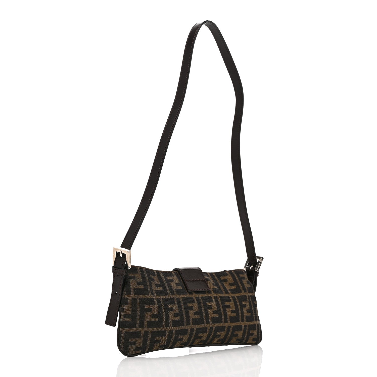 Fendi Zucca Shoulder Bag Tobacco 3 of 10