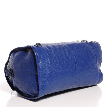 Balenciaga Agneau Classic Hardware Maxi Twiggy Bleuette 4 of 17