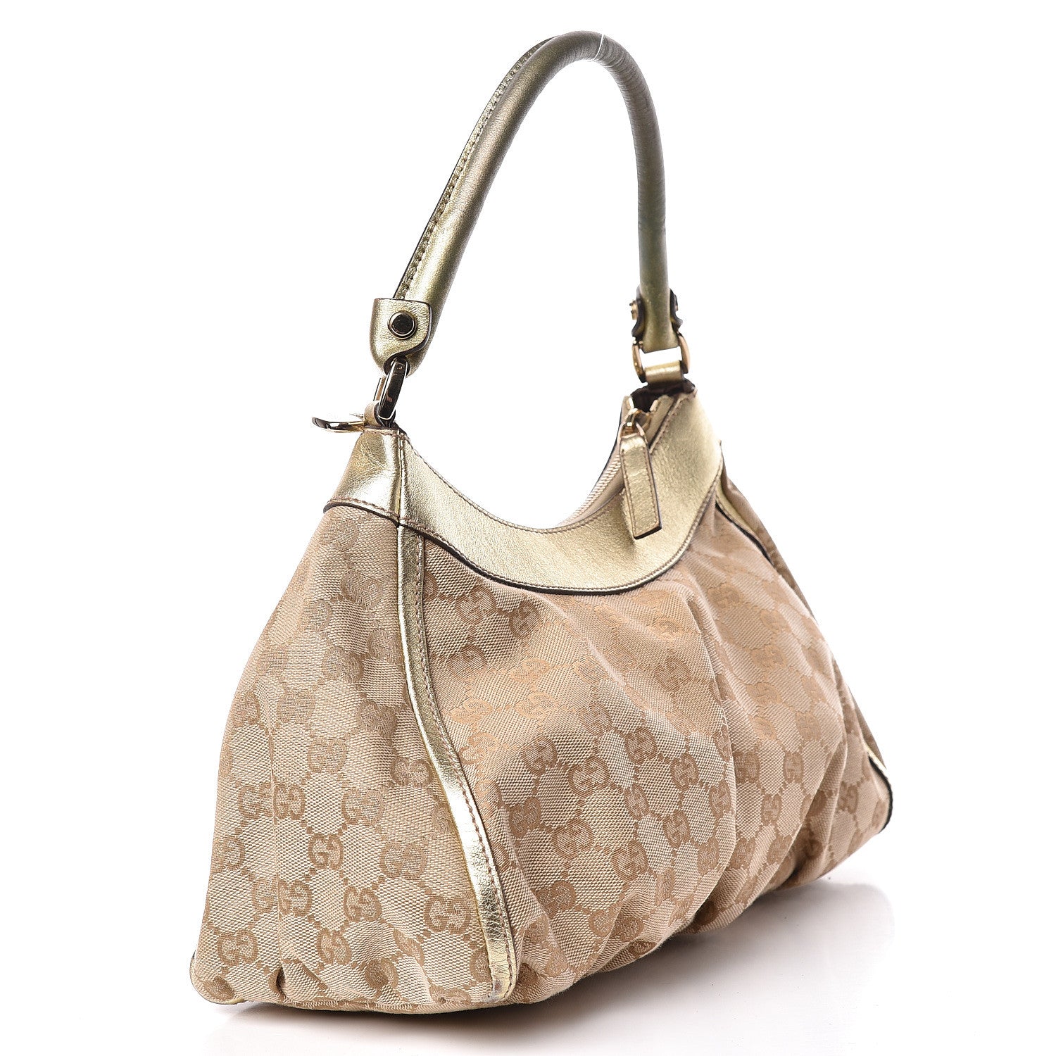 Gucci Monogram Medium D Gold Ring Hobo Gold 3 of 14