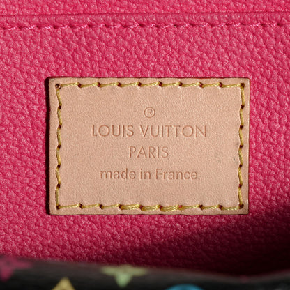 Louis Vuitton Monogram Multicolor Cosmetic Pouch Black Grenade 6 of 7