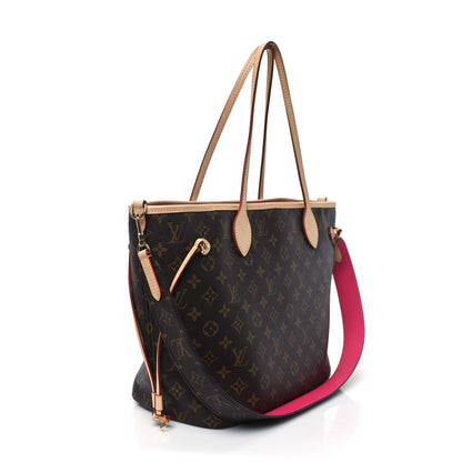 Louis Vuitton Monogram Inside Out Neverfull Bandouliere MM Rose Pondichery 3 of 15