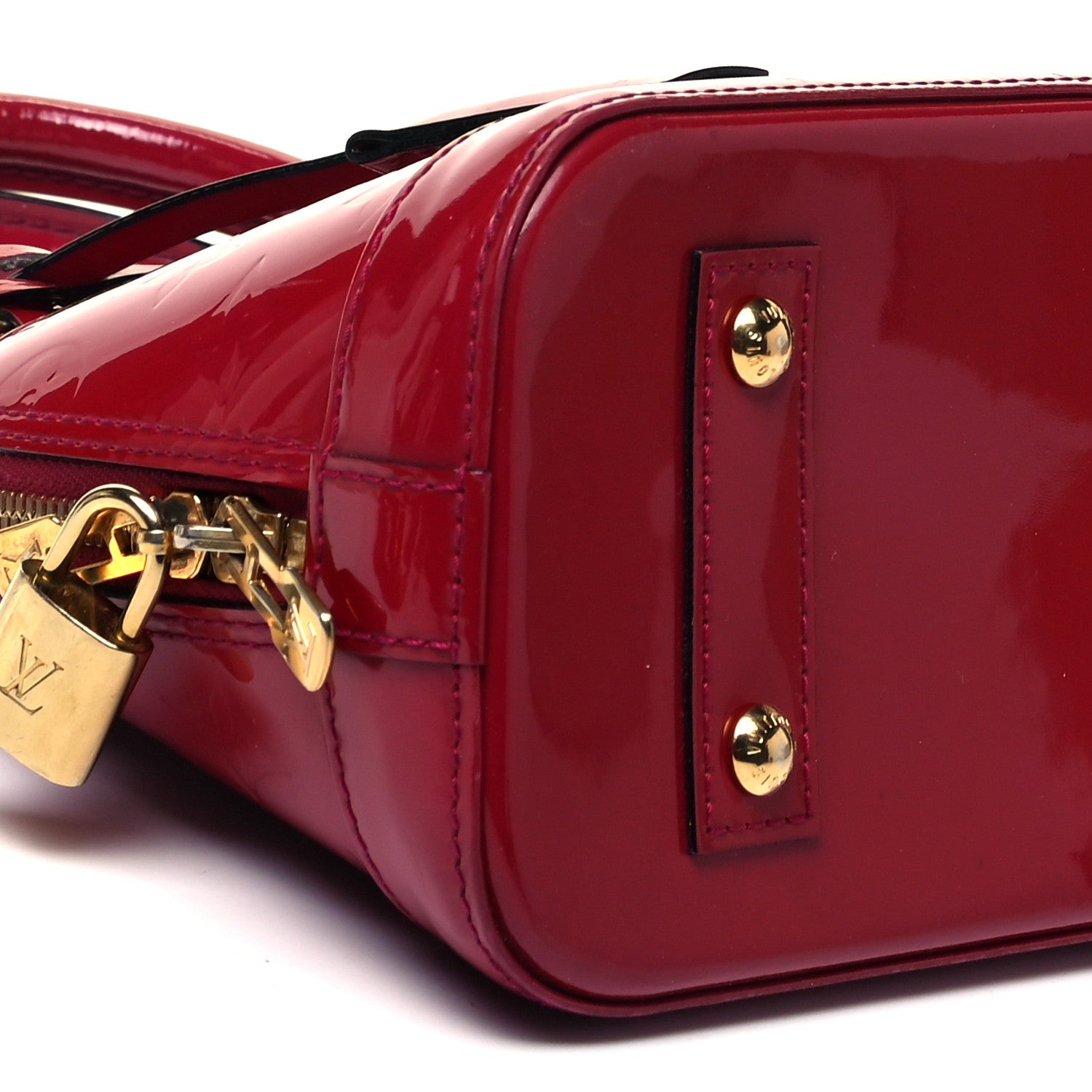 Louis Vuitton Vernis Alma BB Rose Indien 8 of 9