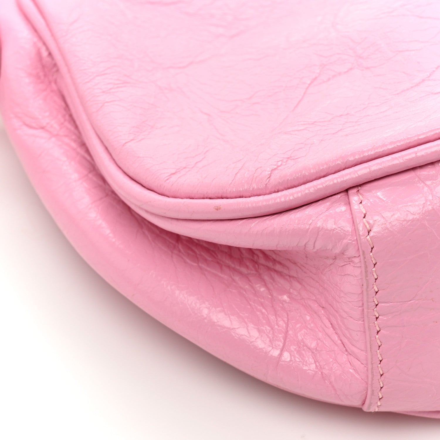 Balenciaga Agneau Arena Le Cagole Shoulder Bag XS Candy Pink 14 of 15