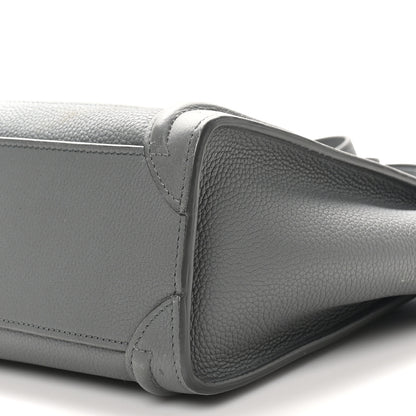 Celine Baby Drummed Calfskin Nano Luggage Kohl 10 of 11