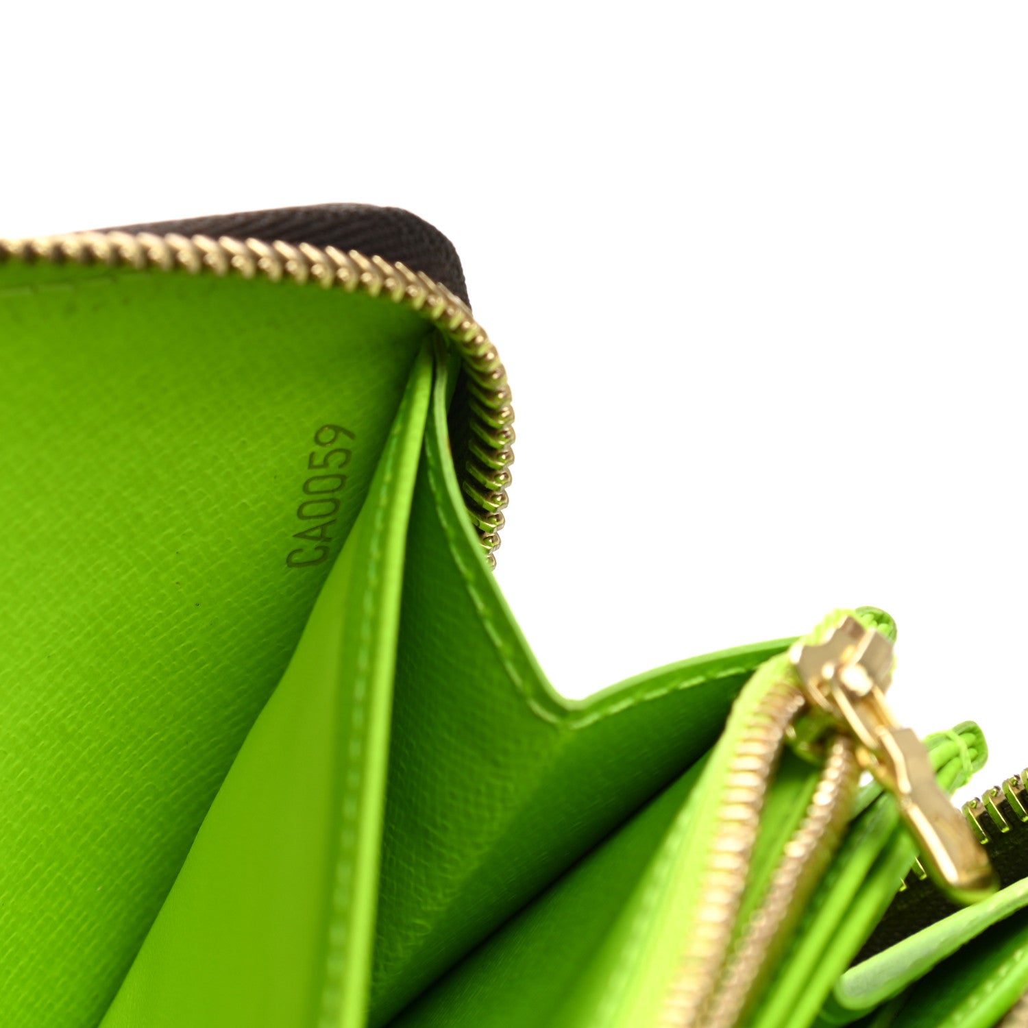 Louis Vuitton Monogram Graffiti Zippy Wallet Green 9 of 10