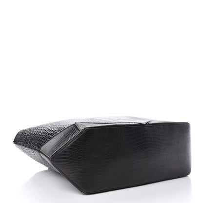 Givenchy Calfskin Crocodile Embossed Easy Tote Black 4 of 13