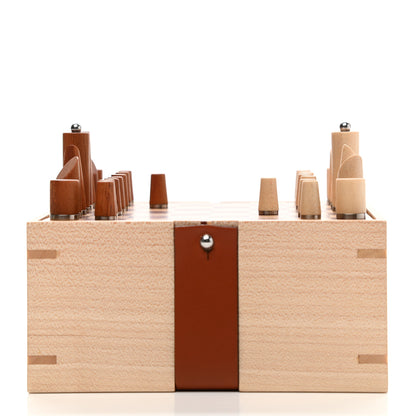Hermes Sycamore Mahogany Wood Samarcande Chess Game 4 of 10