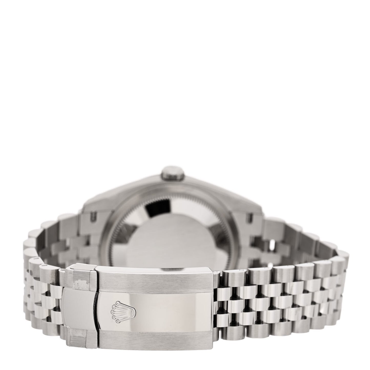 Stainless Steel 18K White Gold Diamond 36mm Oyster Perpetual Datejust Watch Blue Fluted 126234