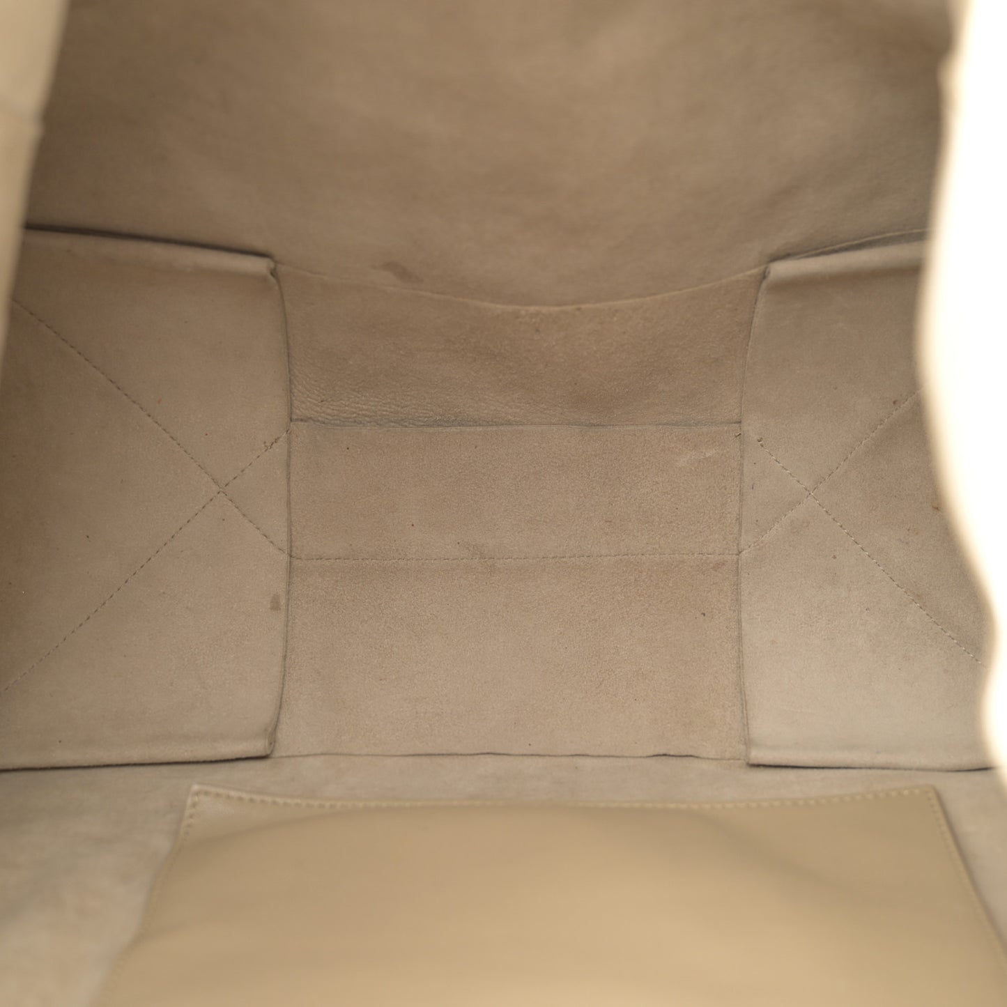 Lambskin Horizontal Cabas Beige