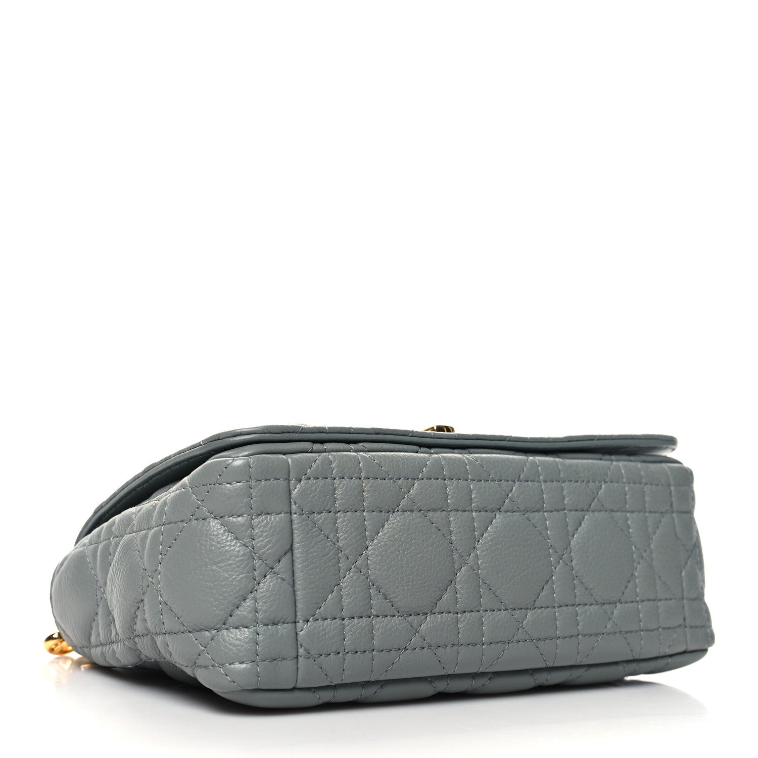 Christian Dior Calfskin Cannage Small Caro Bag Grey 4 of 10