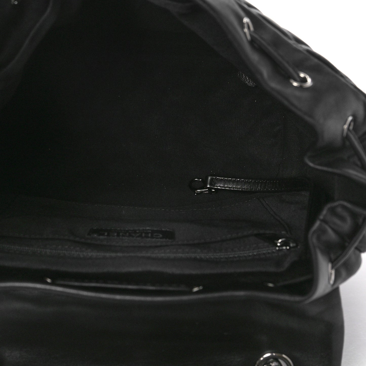 Lambskin Quilted Large Urban Spirit Backpack Black