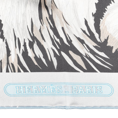 Hermes Silk Tigre Royal Double Face Scarf 90 Ciel Multicolor 4 of 5
