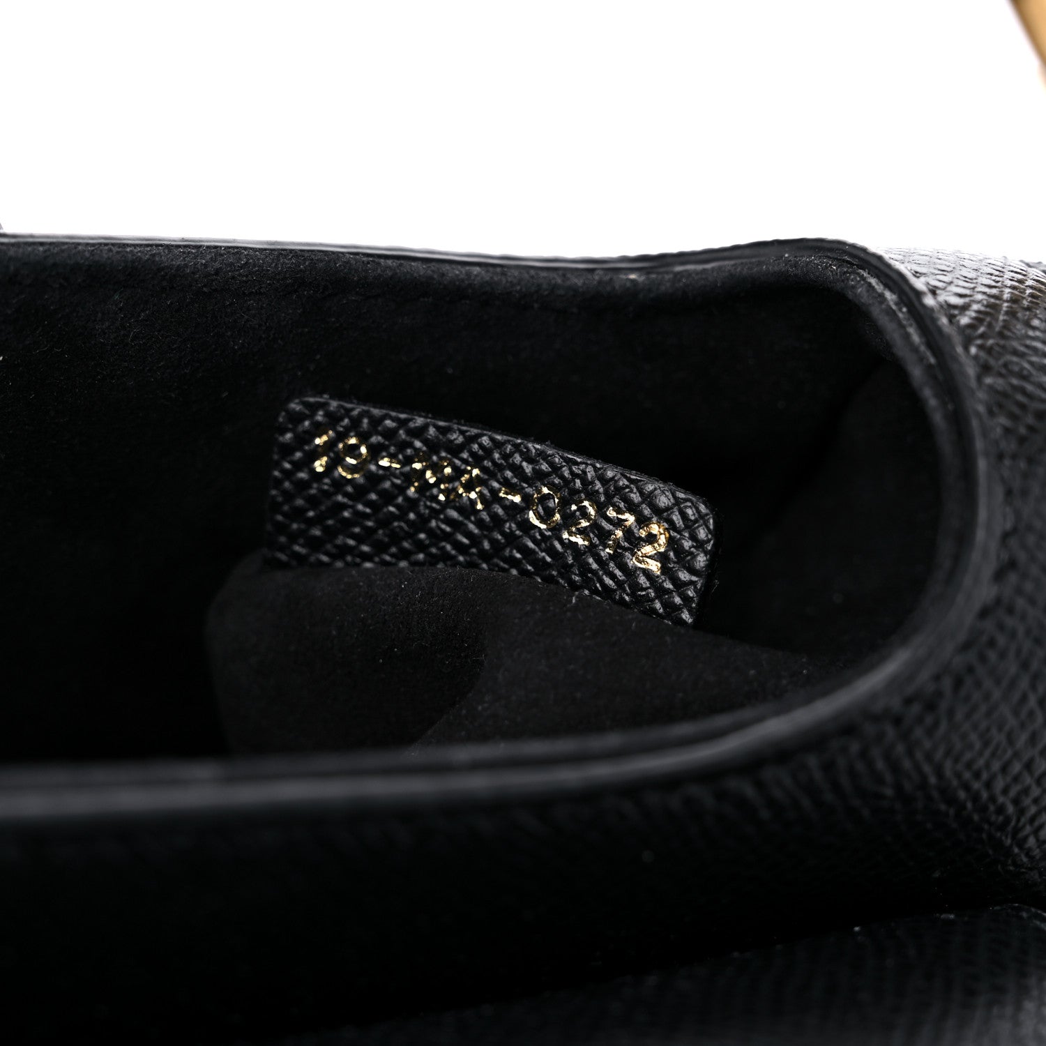 Christian Dior Grained Calfskin Mini Saddle Bag Black 7 of 10