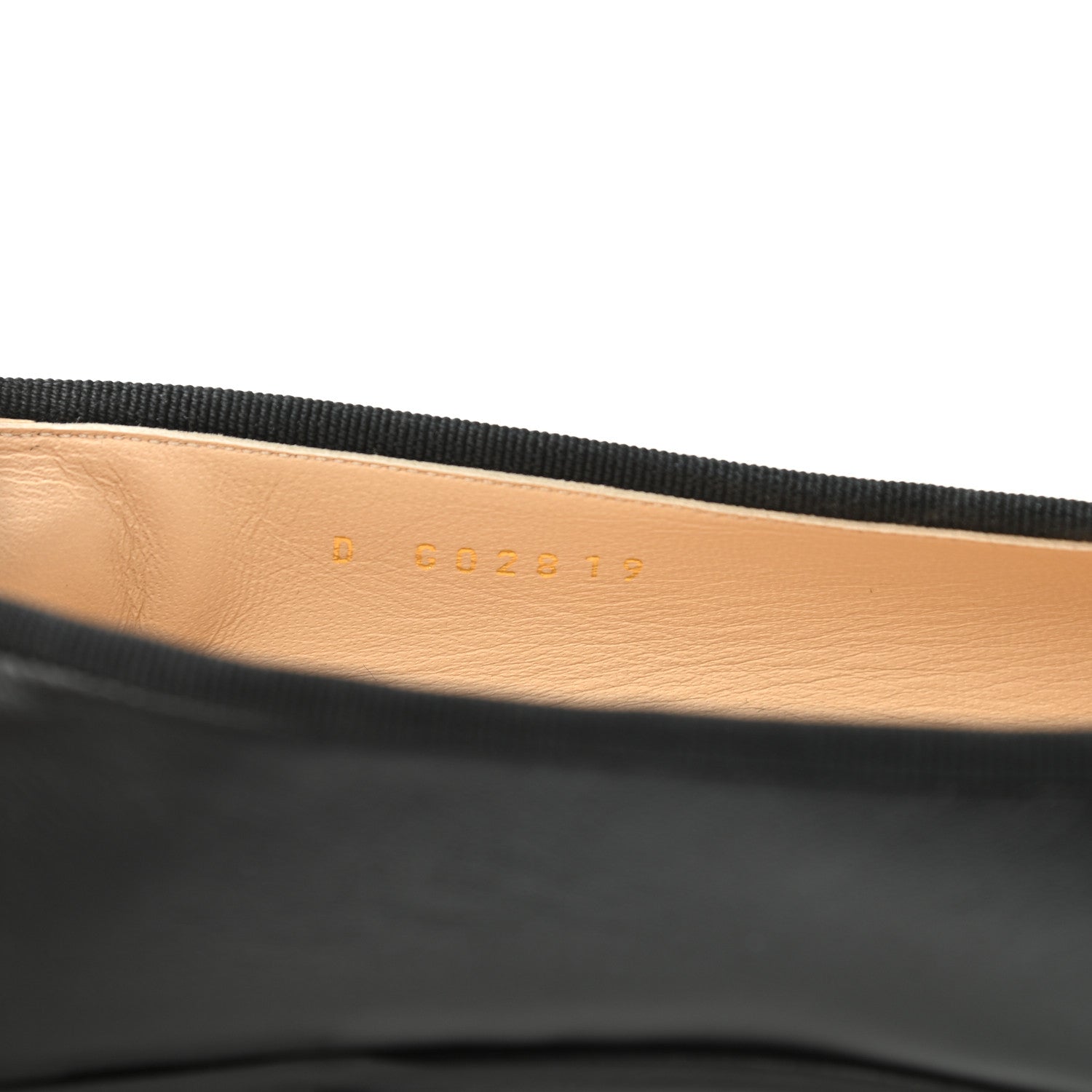 Chanel Lambskin Patent Cap Toe Ballerina Flats 39 Black 8 of 13