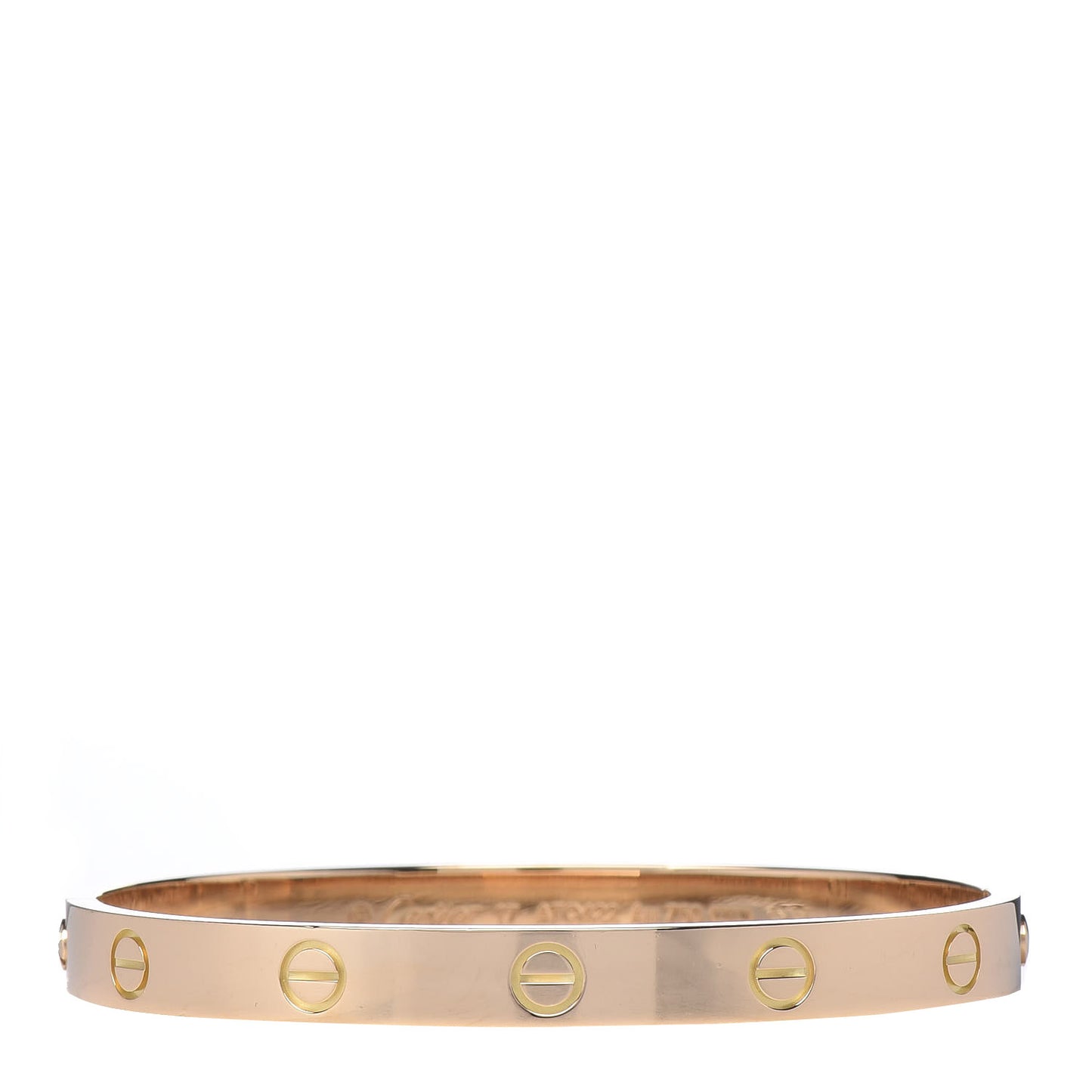 18K Yellow Gold LOVE Bracelet 17