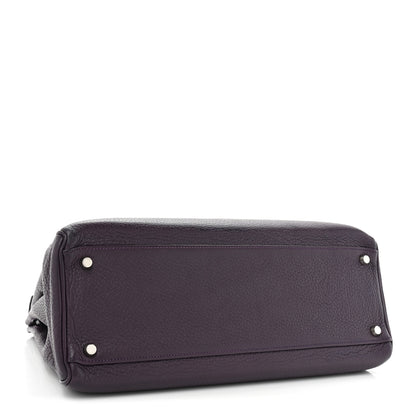 Hermes Taurillon Clemence Kelly Retourne 35 Raisin 4 of 18