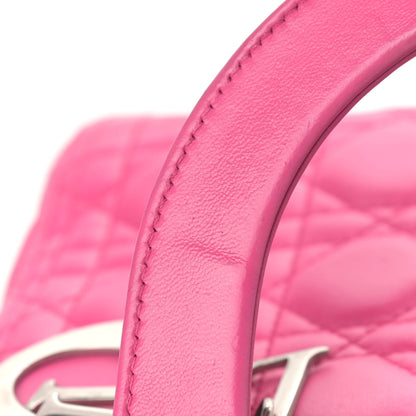 Christian Dior Lambskin Cannage Medium Lady Dior Pink 14 of 15