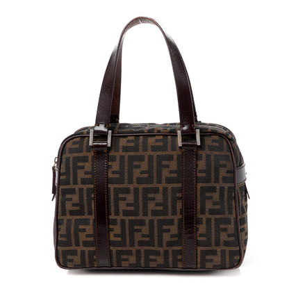 Fendi Zucca Boston Tobacco 1 of 13