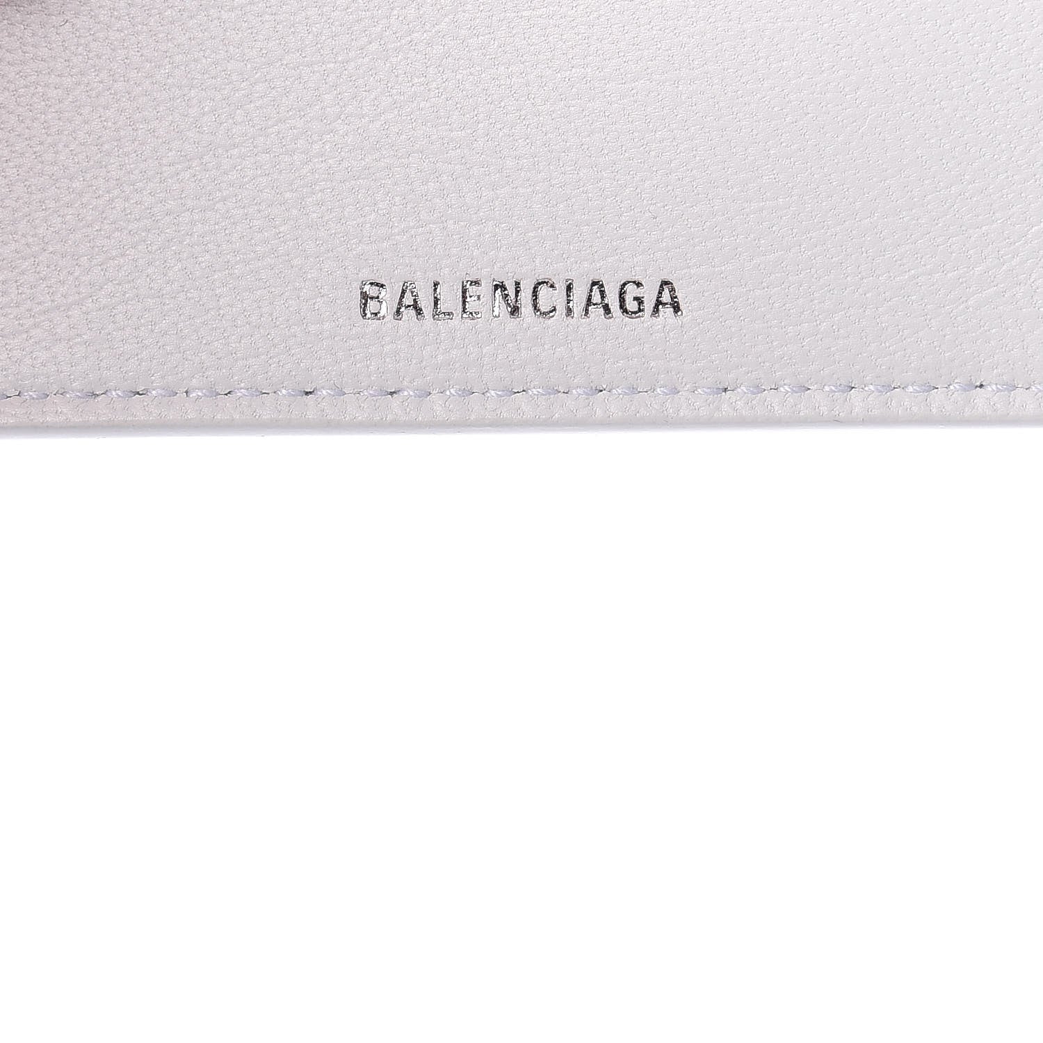 Balenciaga Calfskin Hello Kitty Mini Wallet White 7 of 9