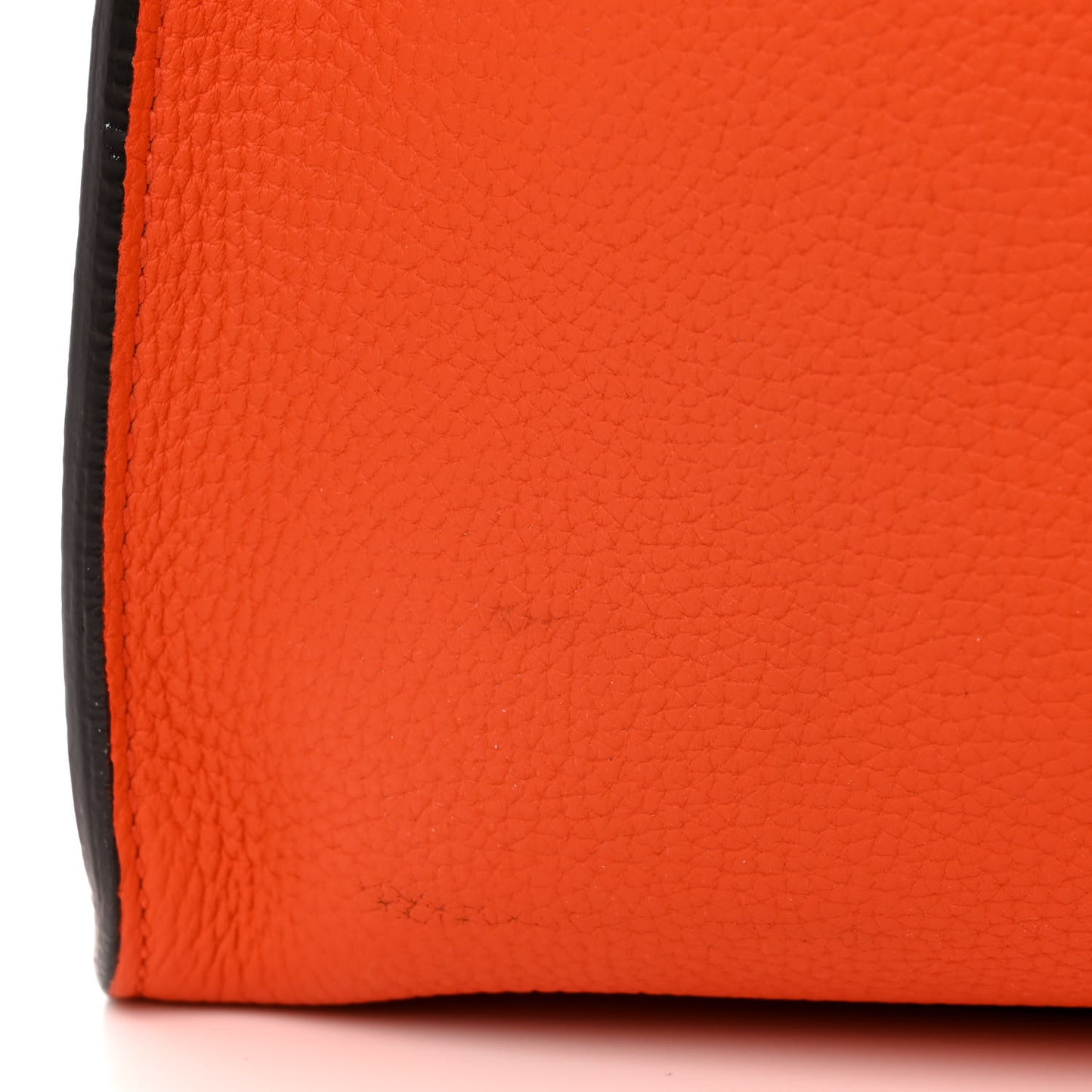 Soft Calfskin Medium Jackie Top Handle Bag Orange