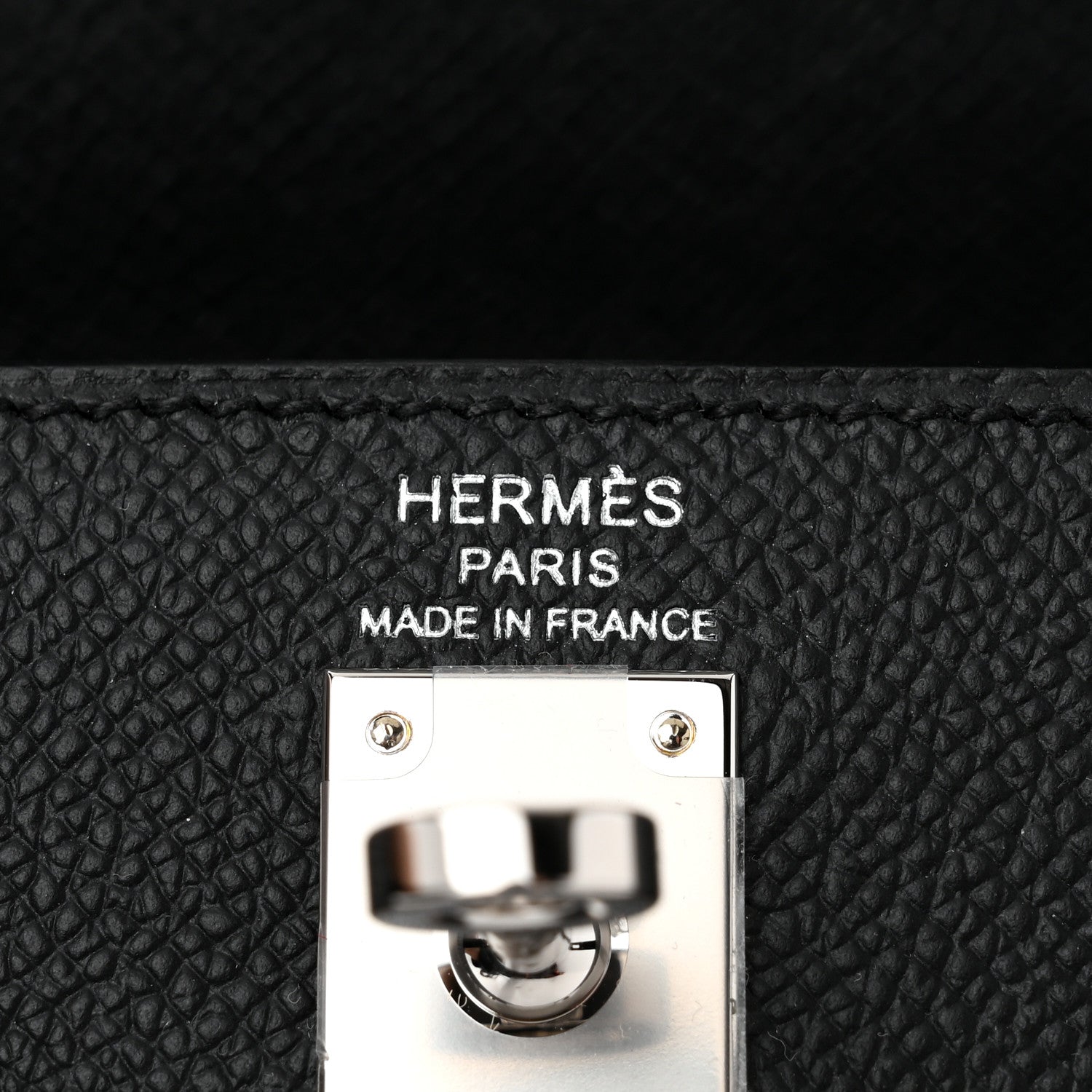 Hermes Epsom Kelly Sellier 25 Black 6 of 11