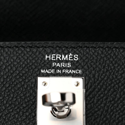 Hermes Epsom Kelly Sellier 25 Black 6 of 11