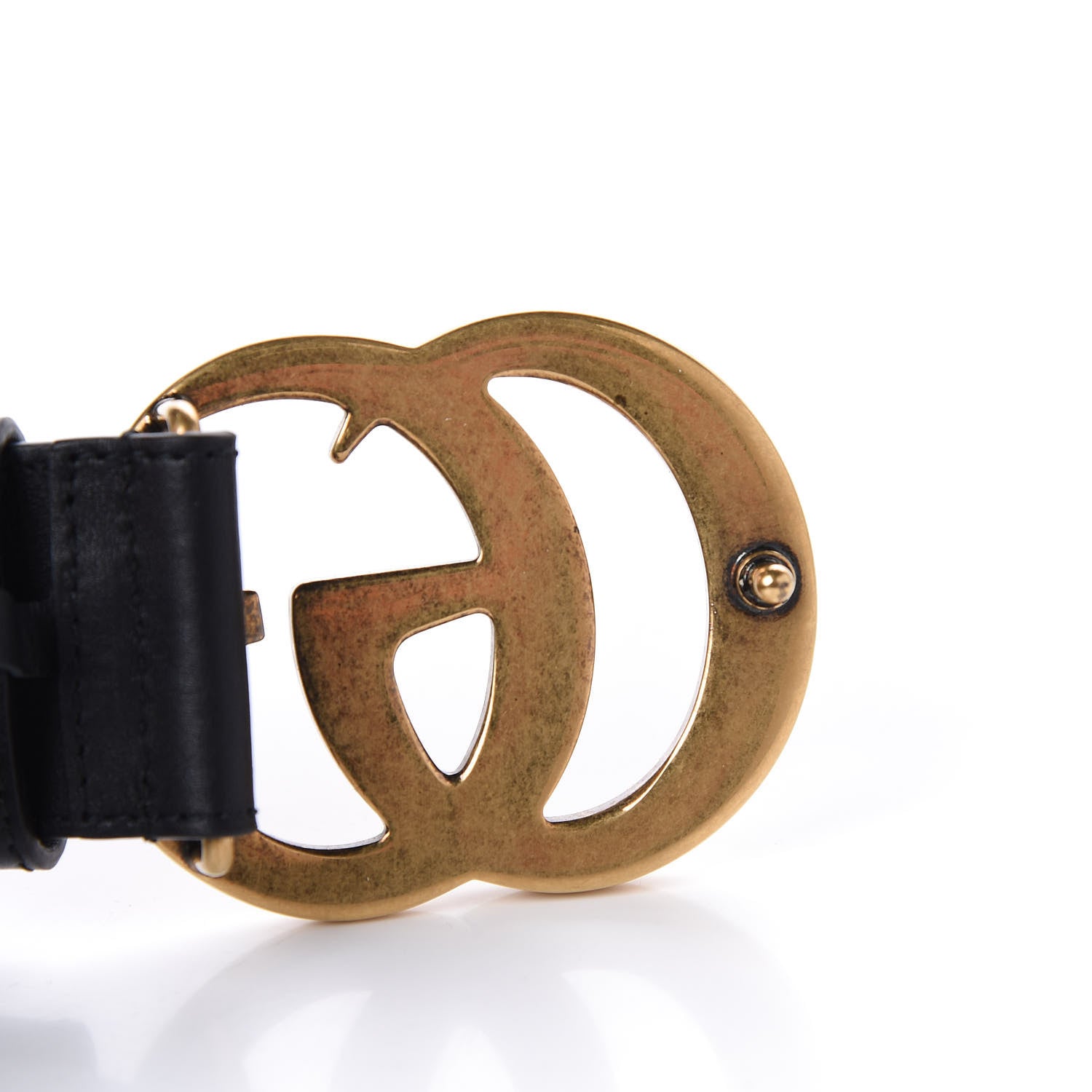 Gucci Calfskin Double G 40mm Belt 90 36 Black 3 of 5
