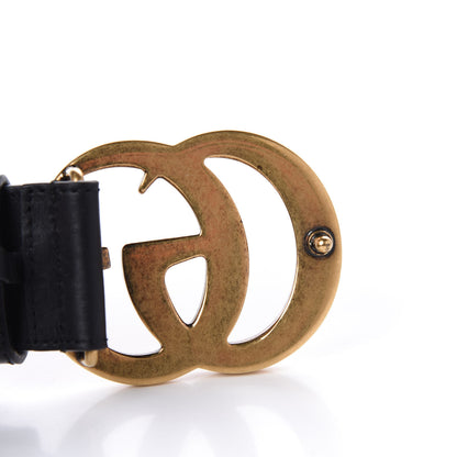Gucci Calfskin Double G 40mm Belt 90 36 Black 3 of 5