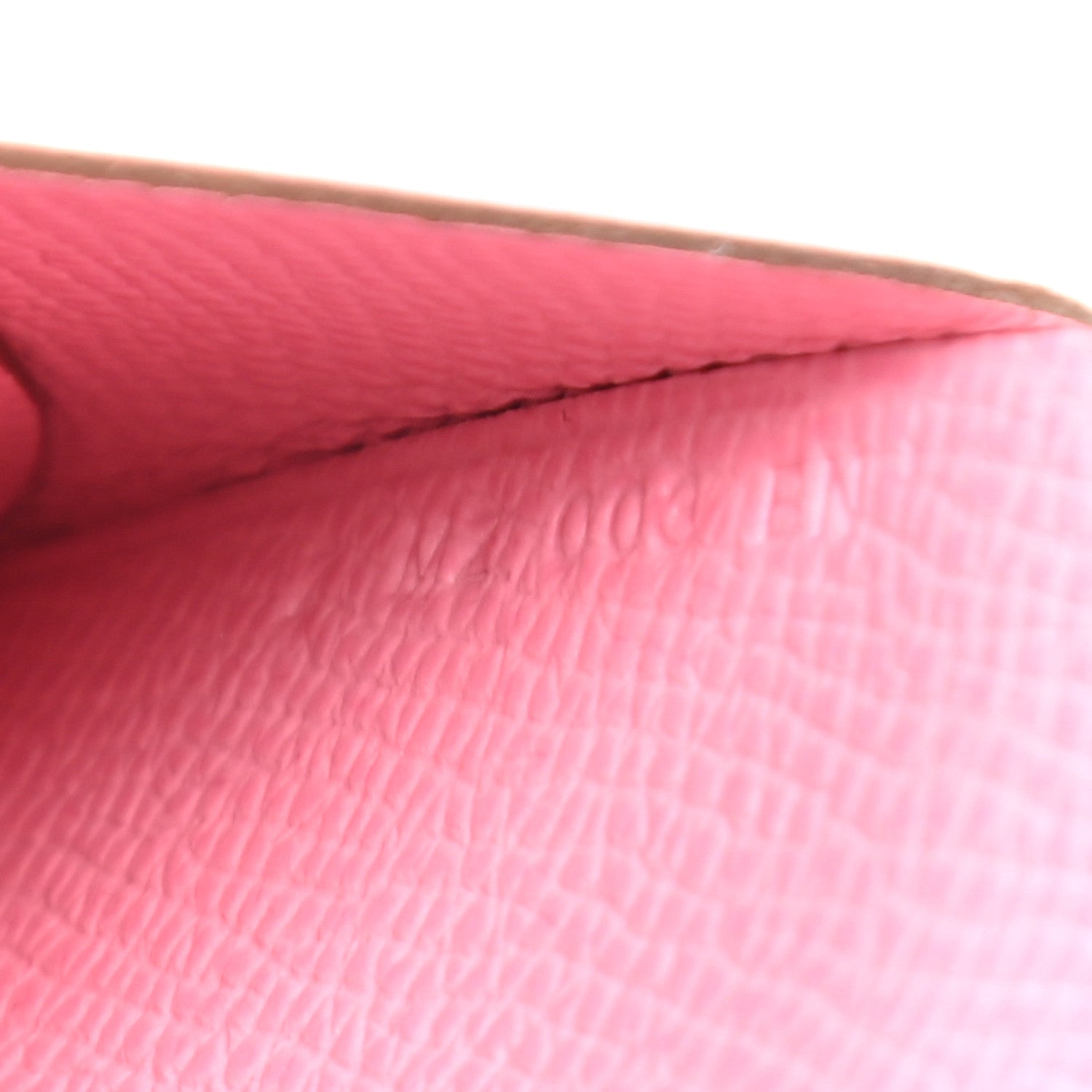 Hermes Epsom Calvi Duo Card Case Rose Confetti 7 of 8
