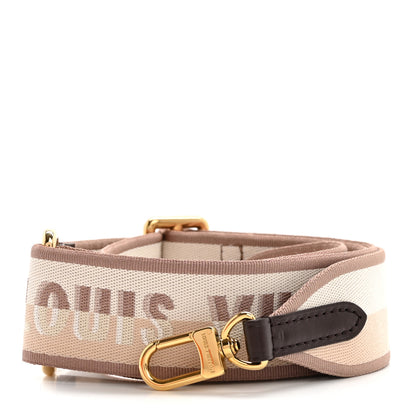 Louis Vuitton Jacquard Speedy Bandouliere 20 Shoulder Strap Beige Brown 1 of 6