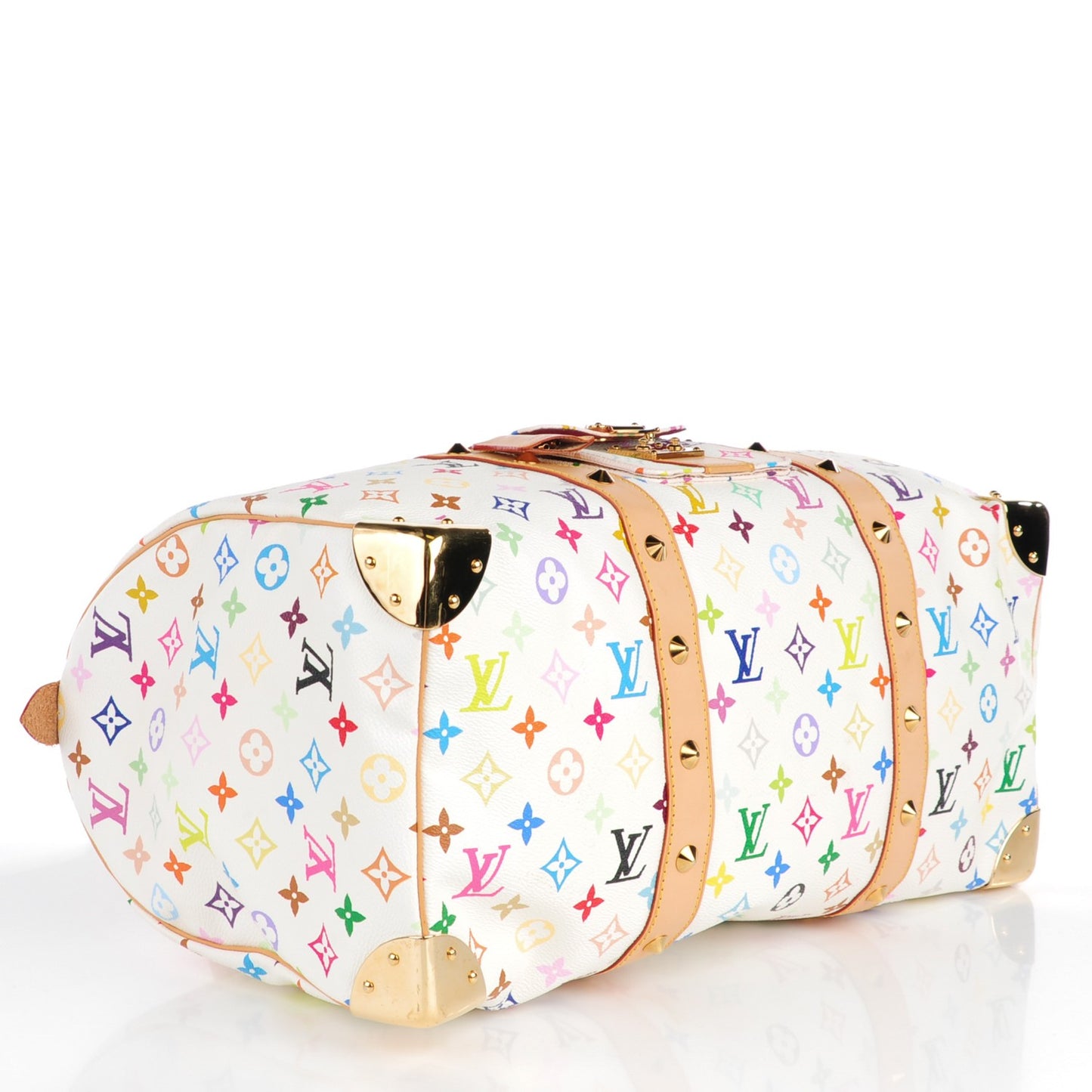 Monogram Multicolor Keepall 45 White