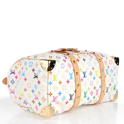 Louis Vuitton Monogram Multicolor Keepall 45 White 4 of 9
