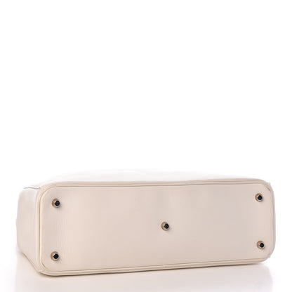 Christian Dior Smooth Calfskin Large Diorissimo Tote White 4 of 13