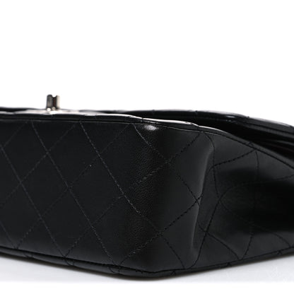 Chanel Lambskin Quilted Medium Double Flap Black 10 of 10