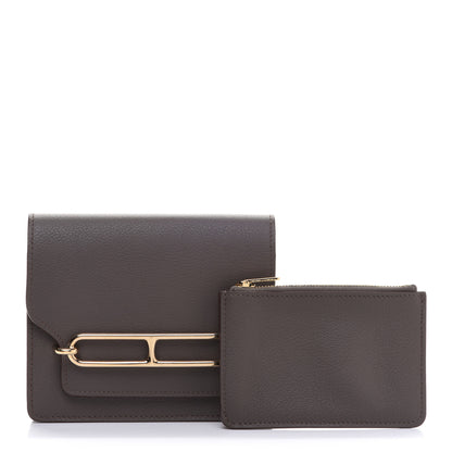 Hermes Evercolor Roulis Slim Wallet Etain 1 of 11