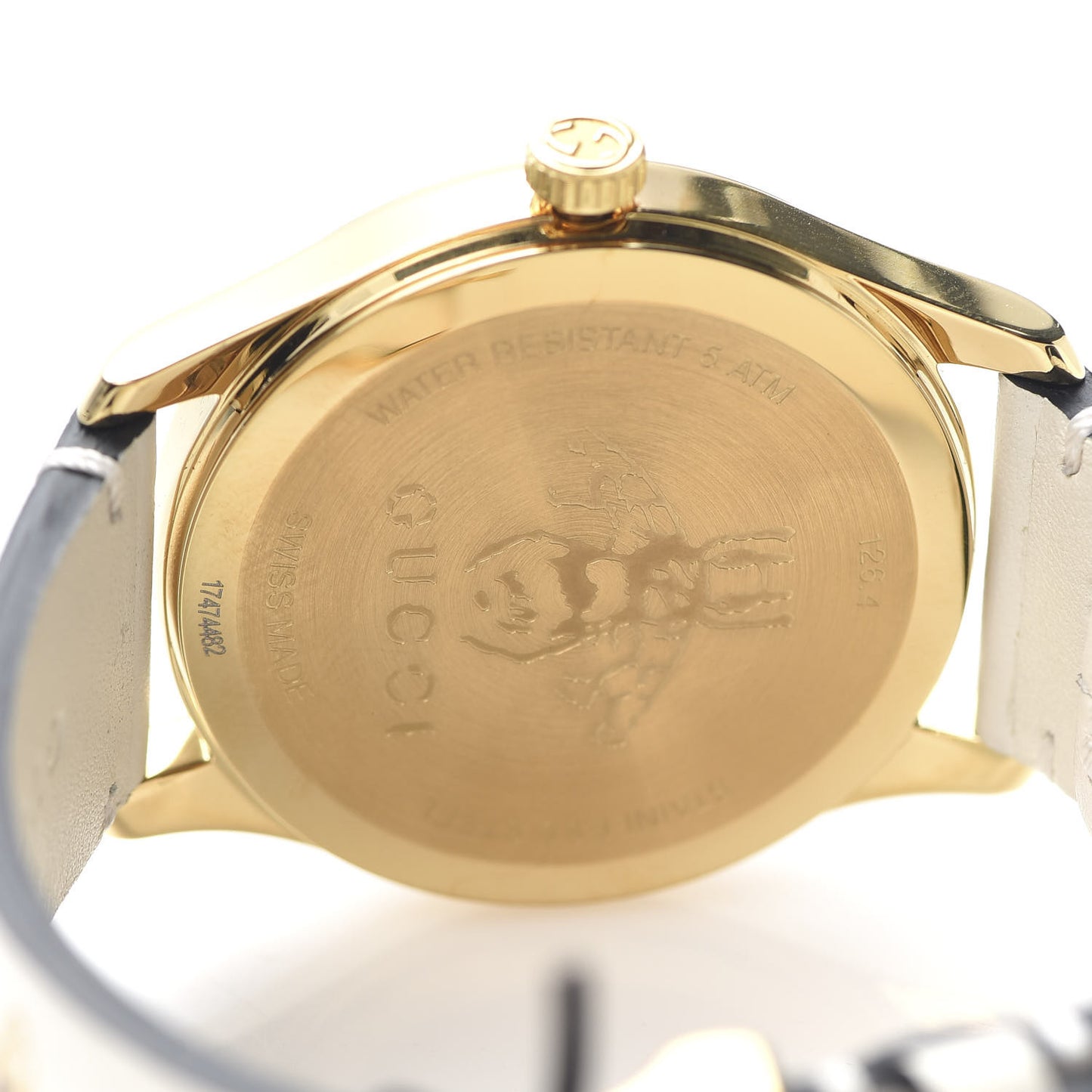 Stainless Steel Calfskin 38mm G-Timeless Bee Star Quartz Watch White