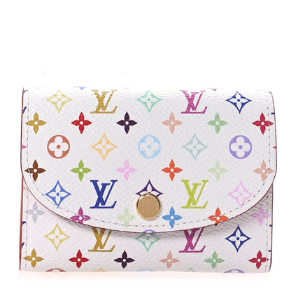 Louis Vuitton LV X TM Monogram Multicolor Rosalie Coin Purse White Kawaii Pink 1 of 7
