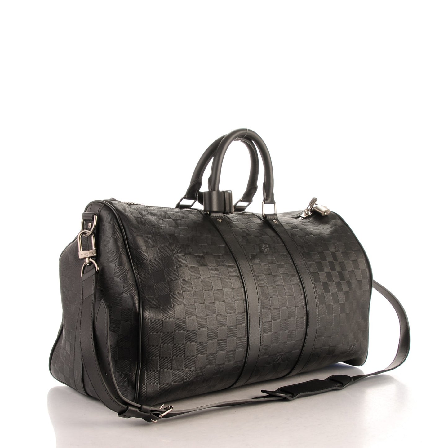 Damier Infini Keepall Bandouliere 45 Onyx