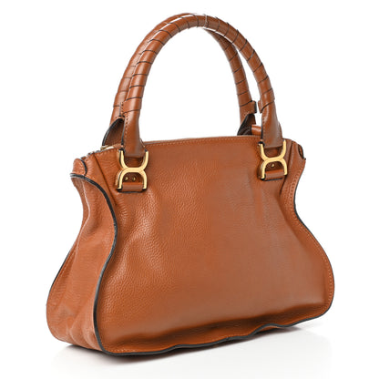 Chloe Calfskin Small Marcie Satchel Tan 3 of 8