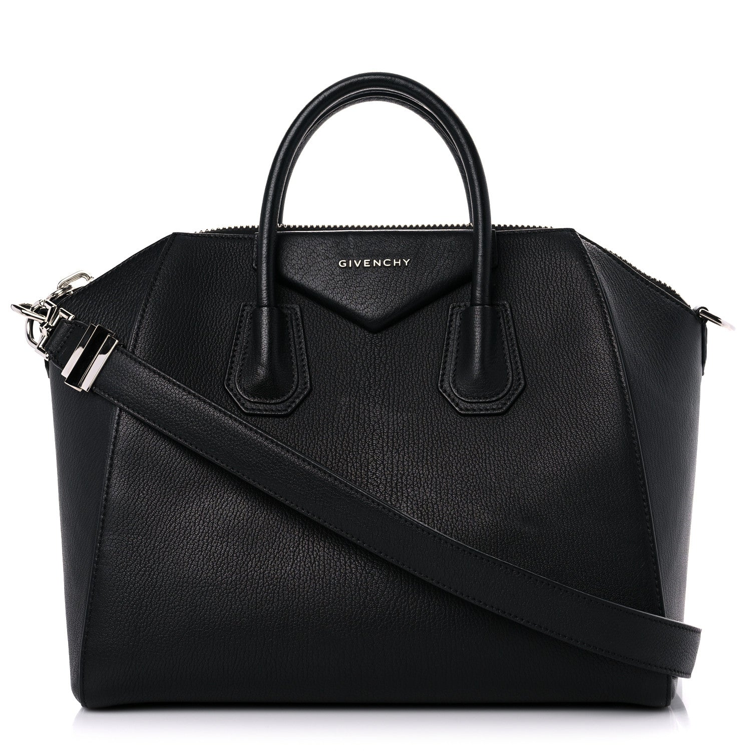 Givenchy Sugar Goatskin Medium Antigona Black 1 of 14