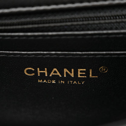 Chanel Lambskin Quilted Mini Rectangular Flap Black 6 of 11