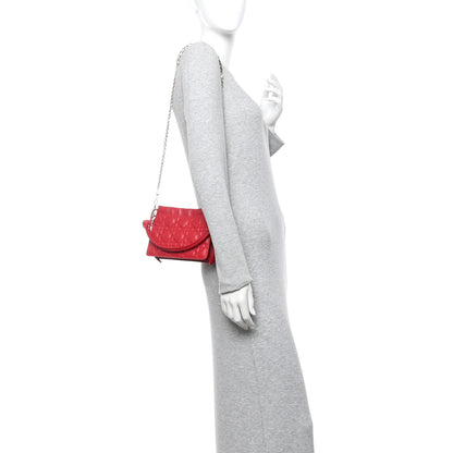 Christian Dior Lambskin Milly Mini Drawstring Bag Red 2 of 11