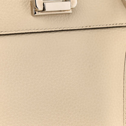 Gucci Grainy Calfskin Small Zumi Top Handle Bag Mystic White 15 of 16