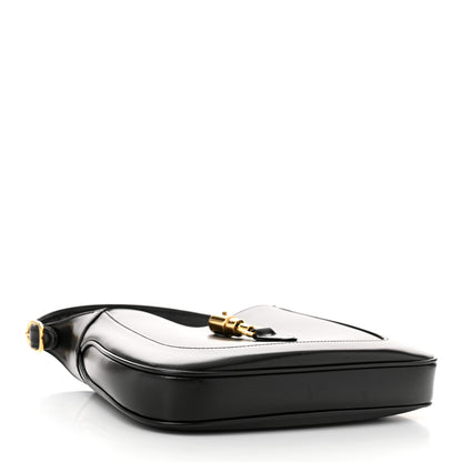 Gucci Boarded Dyana Lux Calfskin Small Jackie 1961 Hobo Black 4 of 10