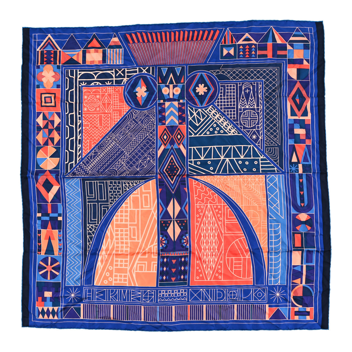 Hermes Silk NDOP Scarf 90 1 of 3
