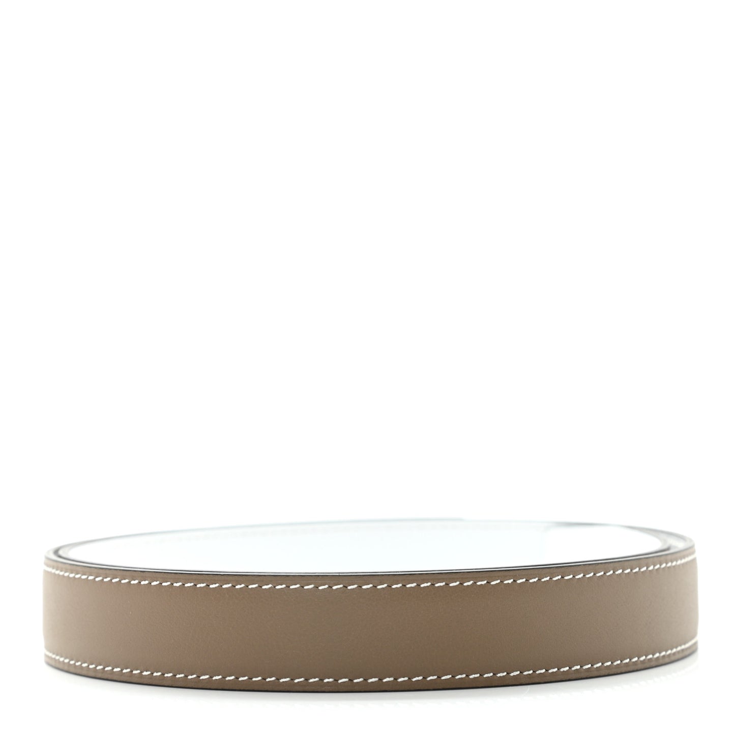Swift Epsom 24mm Belt Strap 75 Etoupe White
