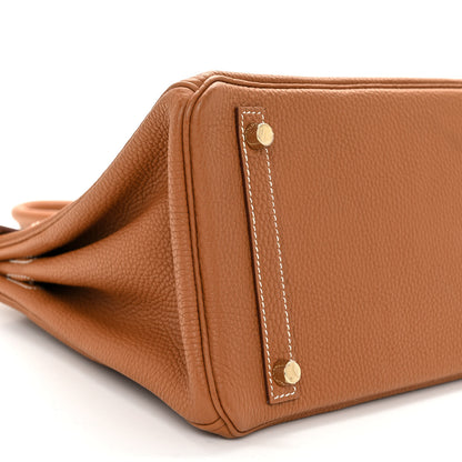Hermes Togo Birkin 30 Gold 9 of 13