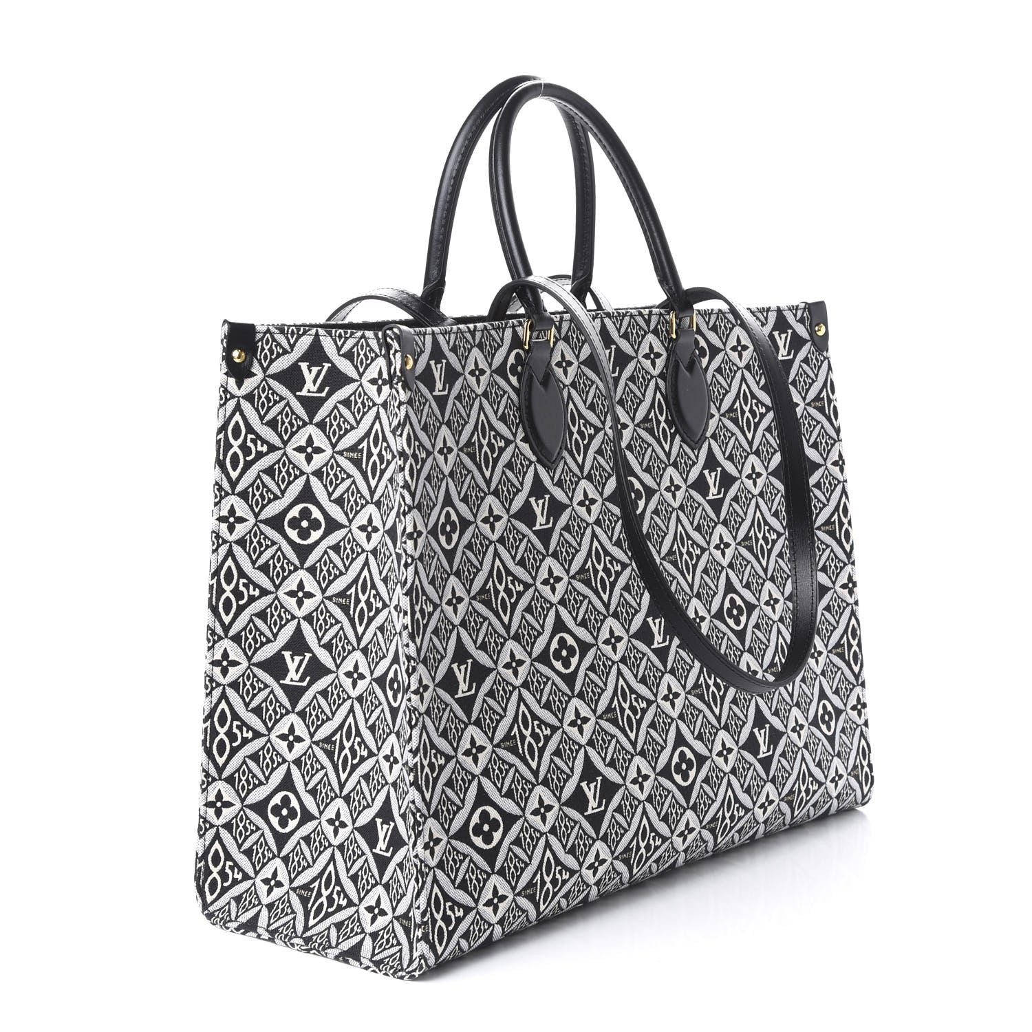 Louis Vuitton Jacquard Since 1854 Onthego GM Grey 2 of 10
